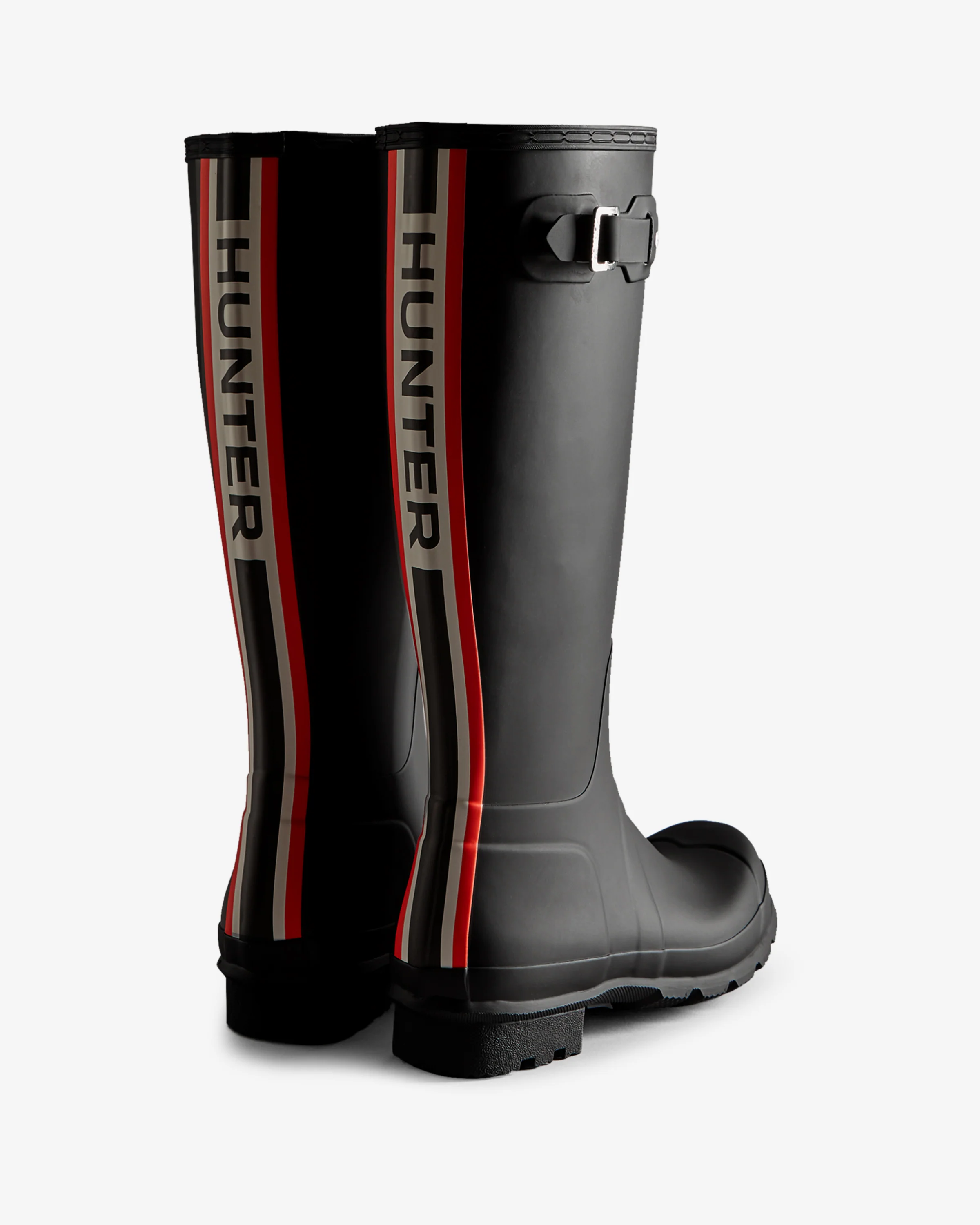 Men's Original Tall Hunter Tri Colour Logo Backstrap Boots