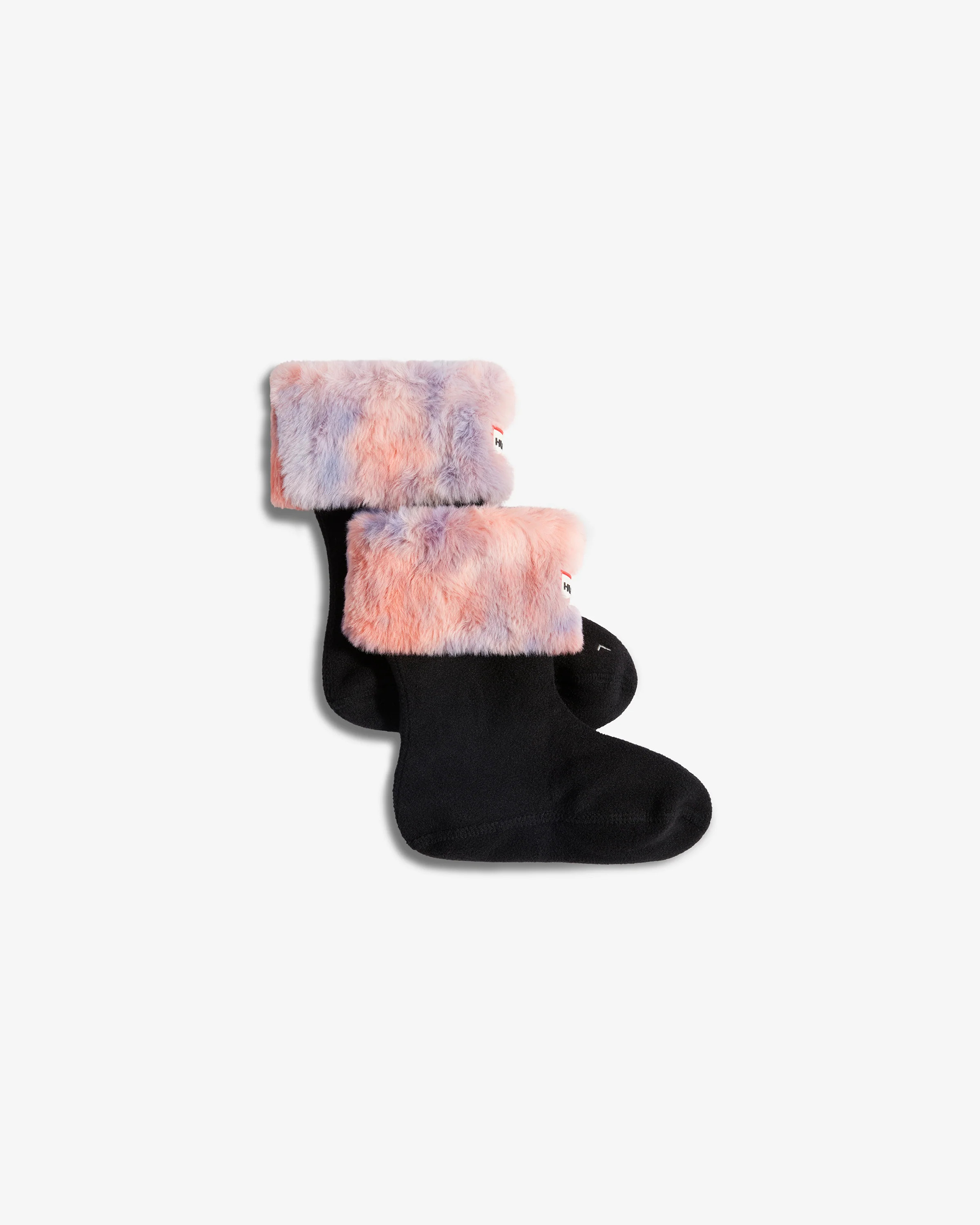 Kids Faux Fur Boot Socks