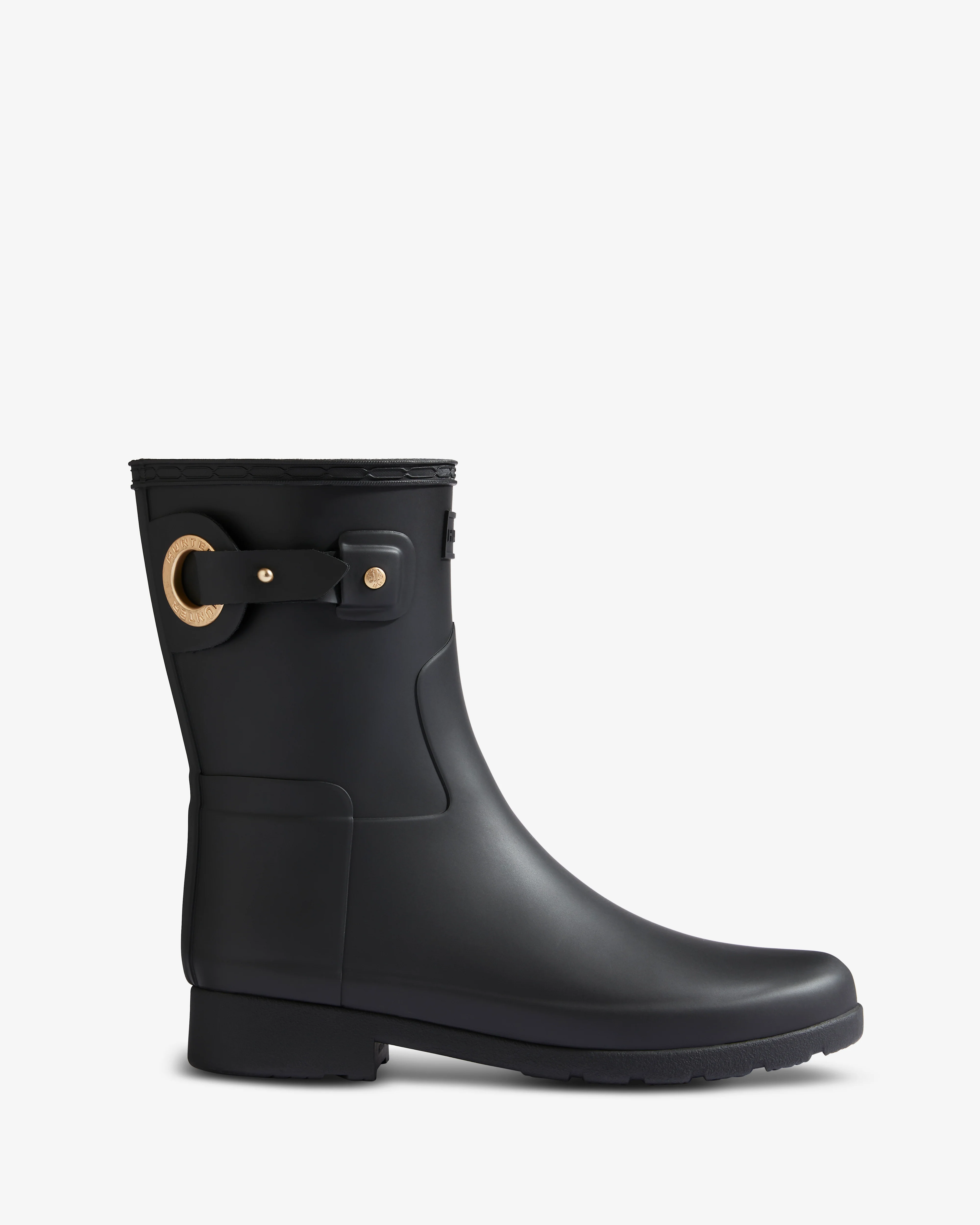Women's Refined Short Eyelet Buckle Boot