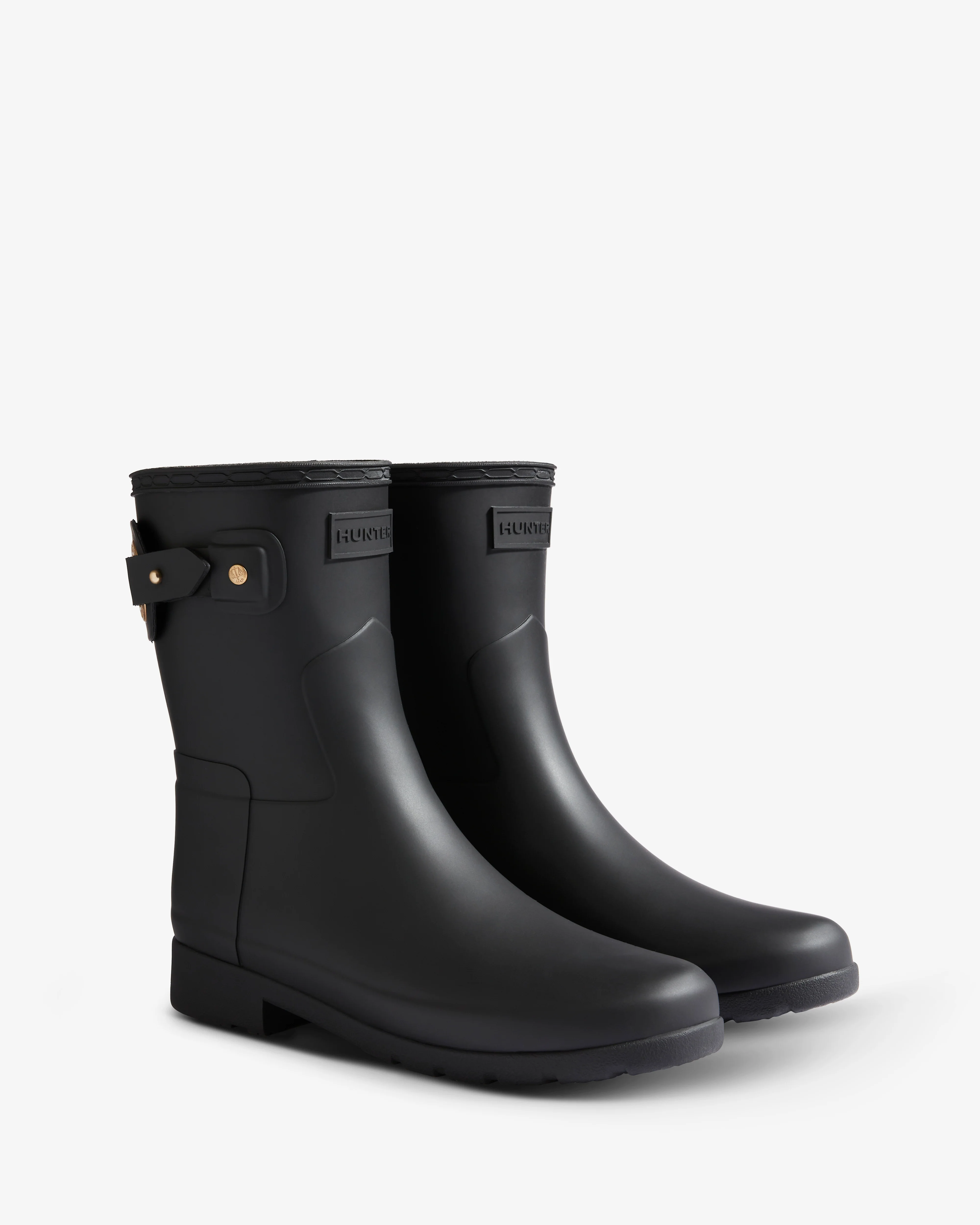Women's Refined Short Eyelet Buckle Boot