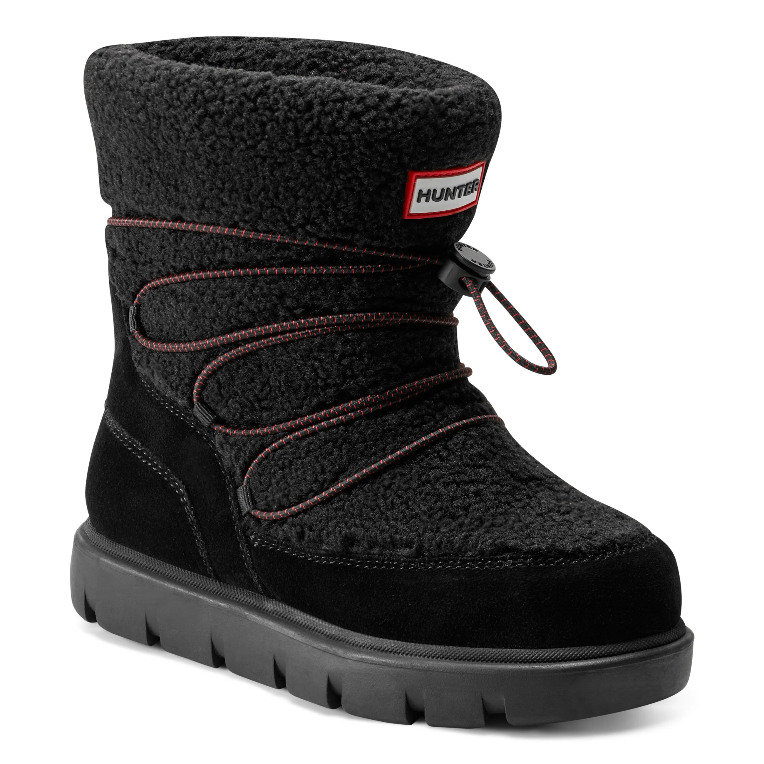 Big Kids Cozy Lug Sole Insulated Waterproof Snow Boots