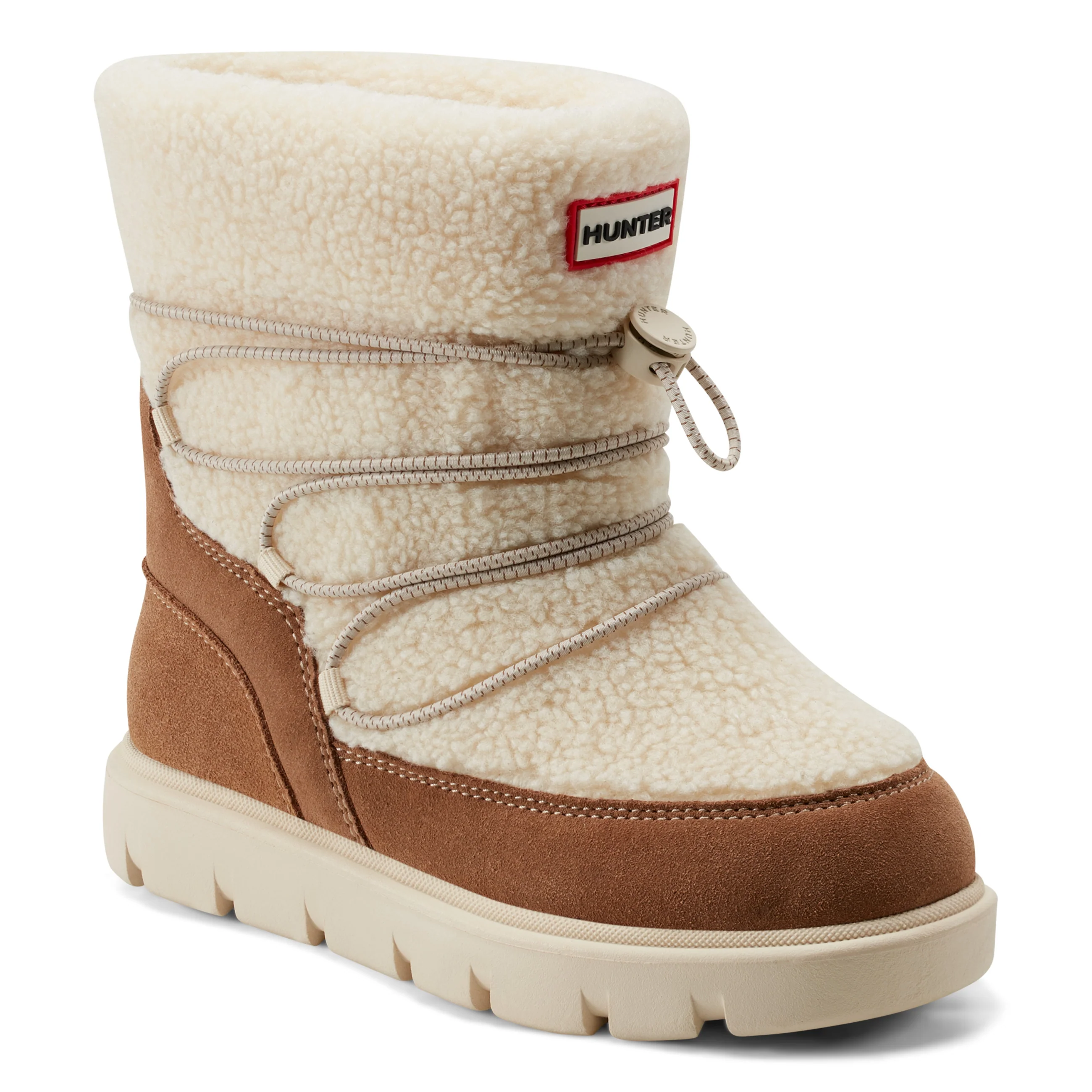 Big Kids Cozy Lug Sole Insulated Waterproof Snow Boots