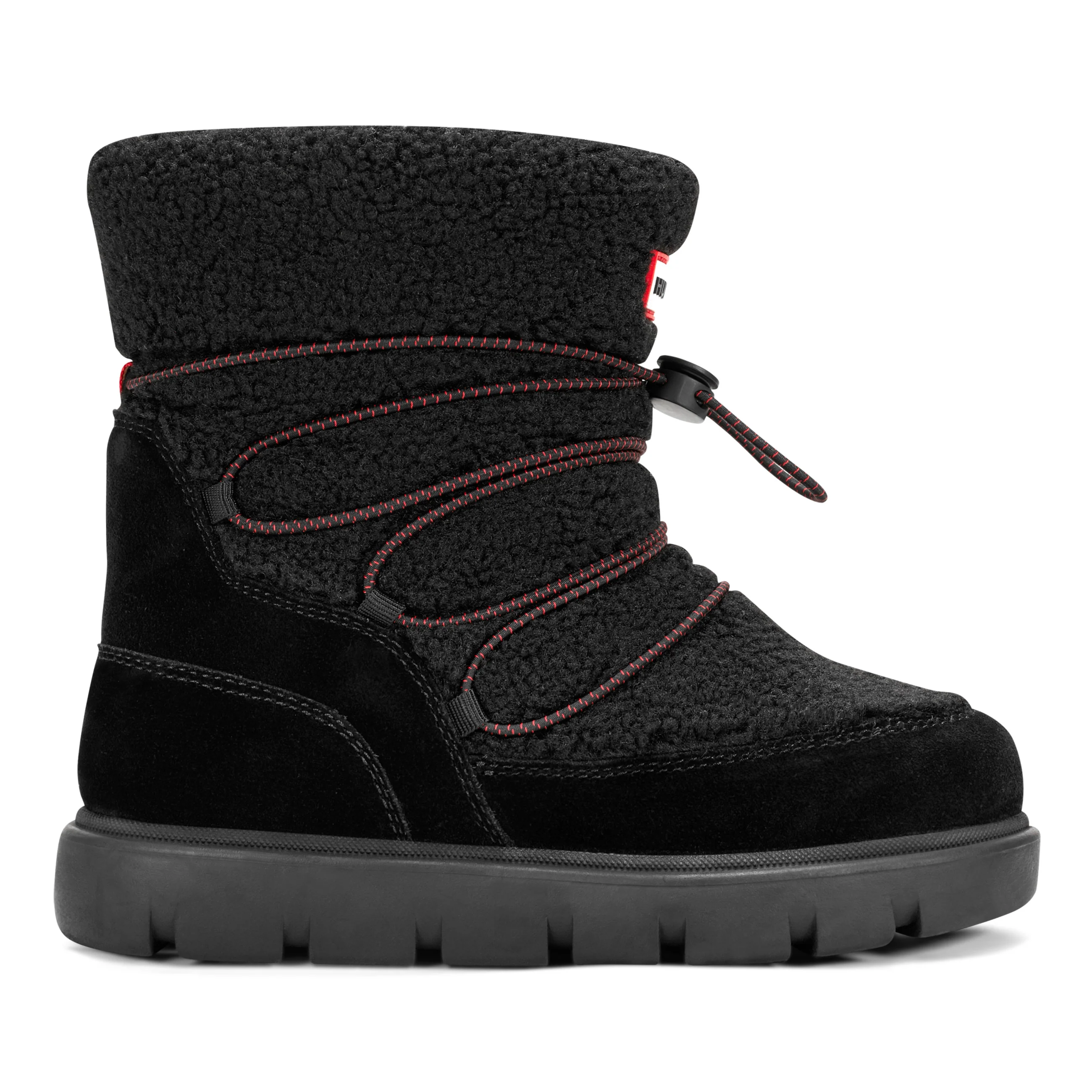 Big Kids Cozy Lug Sole Insulated Waterproof Snow Boots