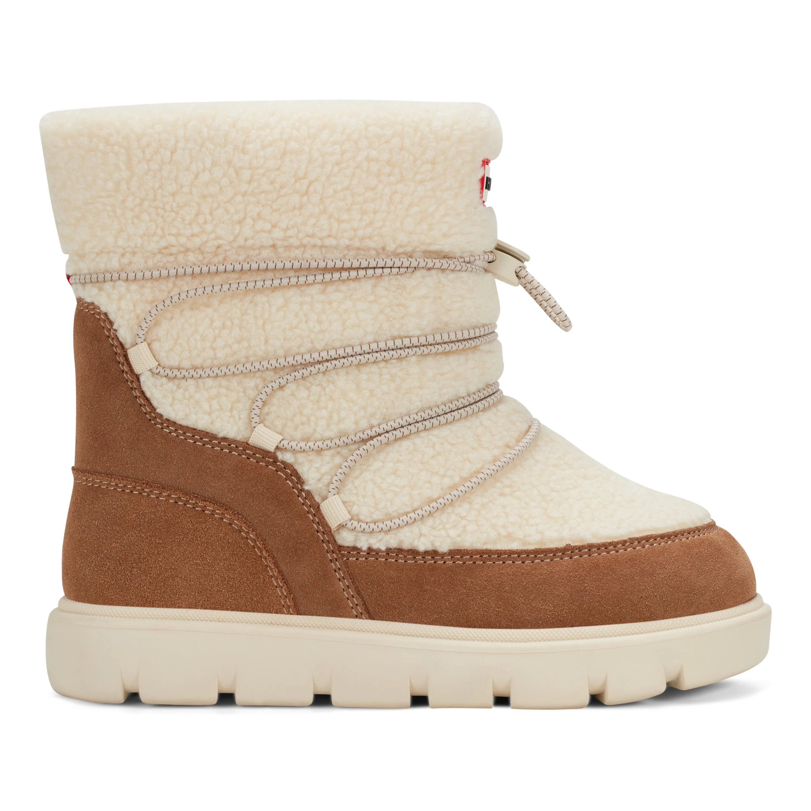 Big Kids Cozy Lug Sole Insulated Waterproof Snow Boots