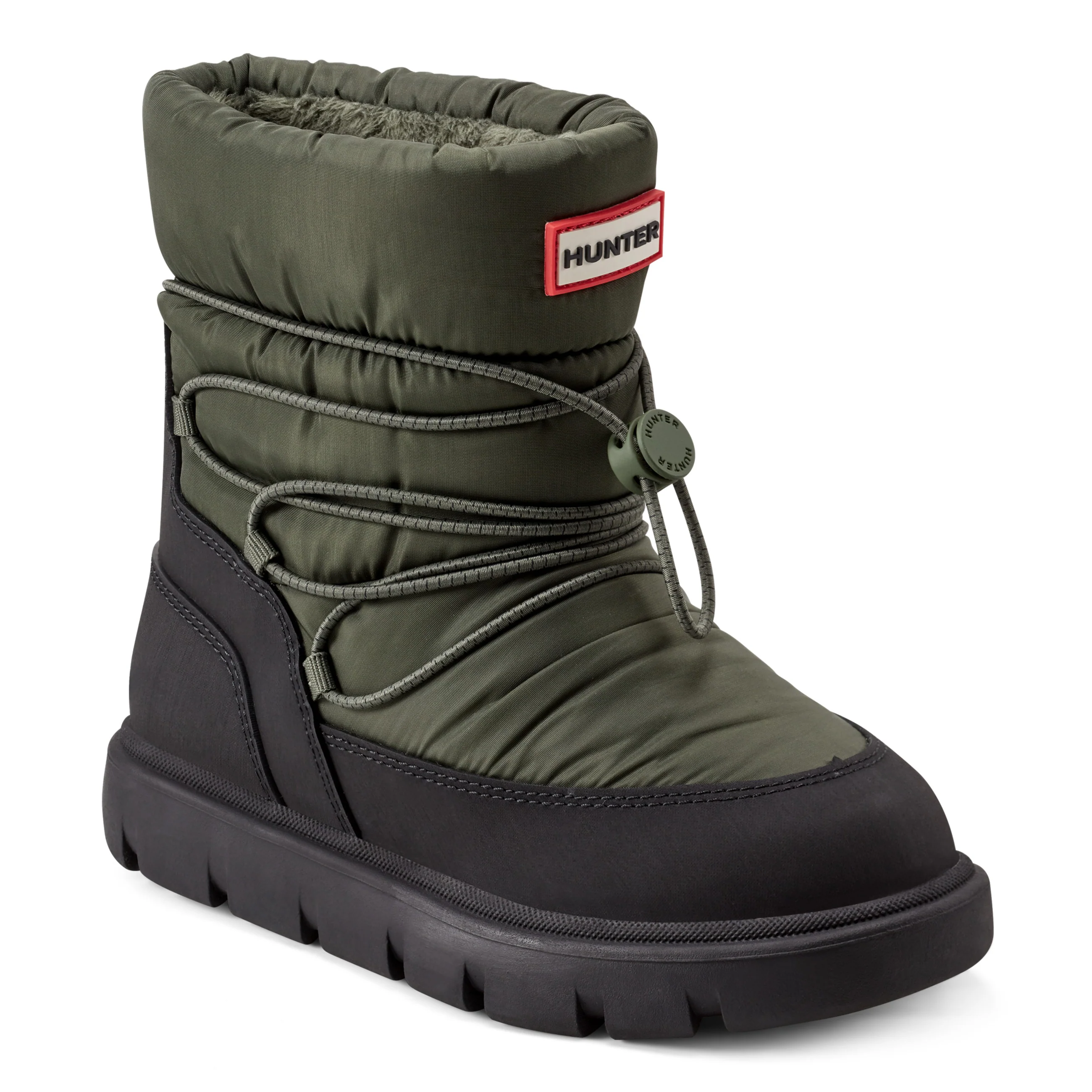 Big Kids Cozy Lug Sole Insulated Waterproof Snow Boots