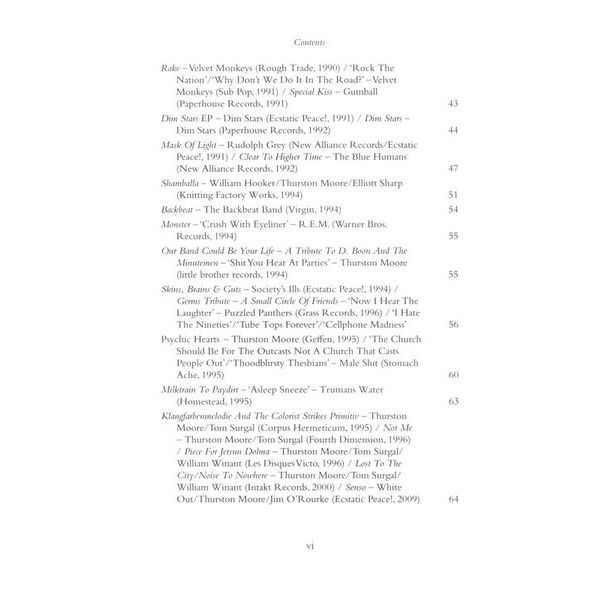 Omnibus Press Thurston Moore We Sing A New