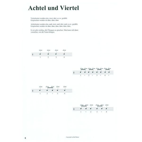 Ralf Reiter bungen für kleine Trommel