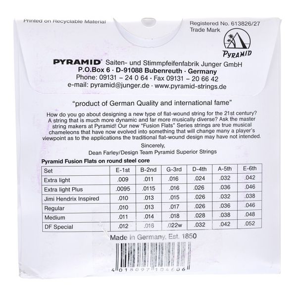 Pyramid Fusion Flats FF1046 Regular