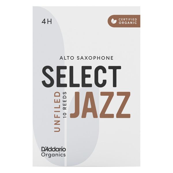 DAddario Woodwinds Organic Sel. Jazz Unf. ALT 4H