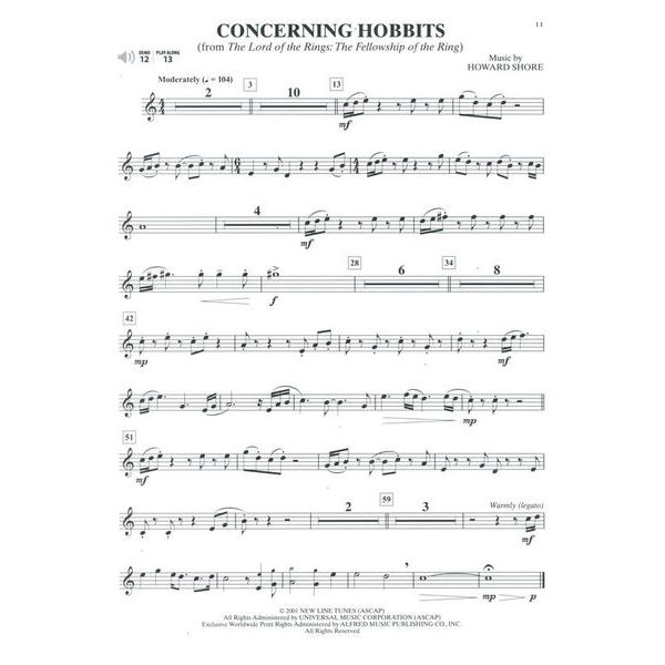 Alfred Music Publishing Ultimate Movie Solos Trumpet