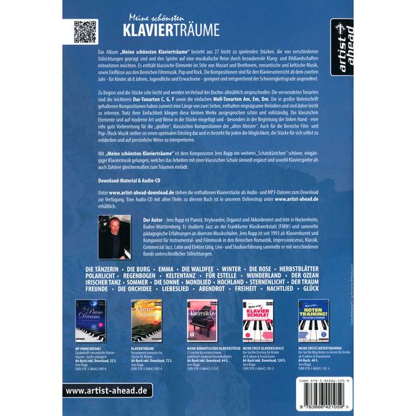 Artist Ahead Musikverlag Meine schönsten Klaviertrume