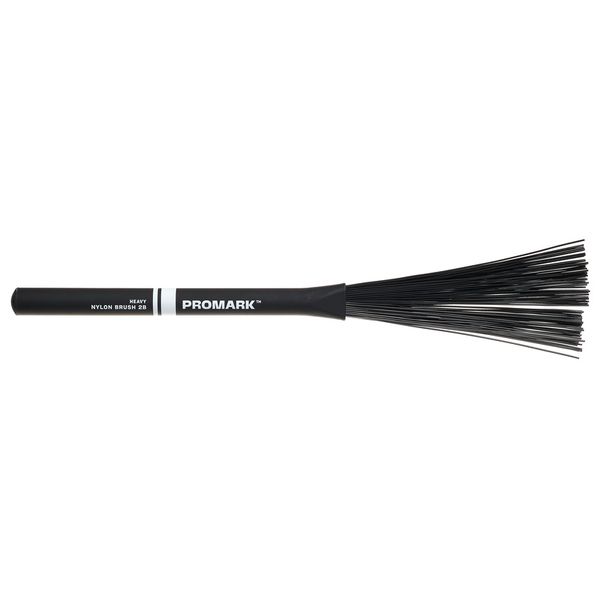 Pro Mark 2B Heavy Nylon Brushes Black