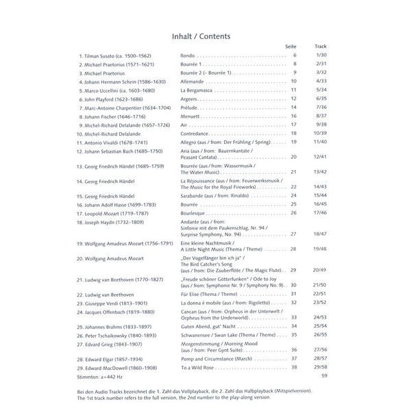 Schott Klassik für Kinder Recorder