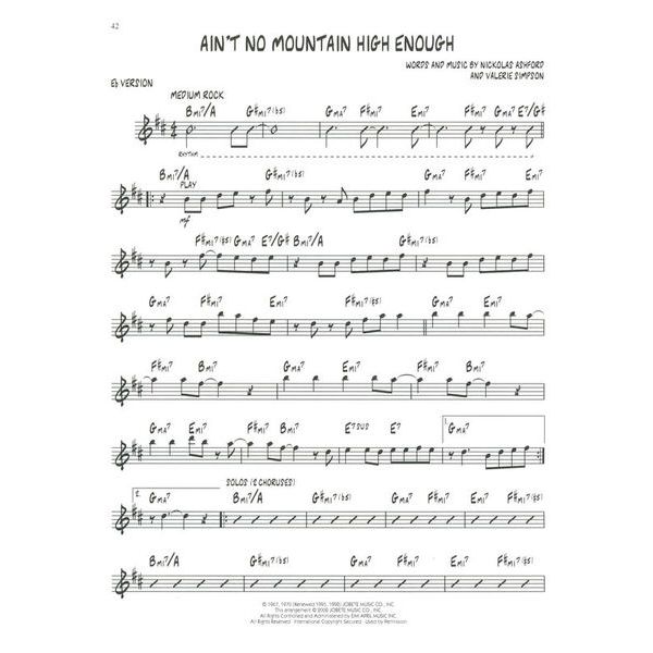 Hal Leonard Jazz Play-Along Motown Classic