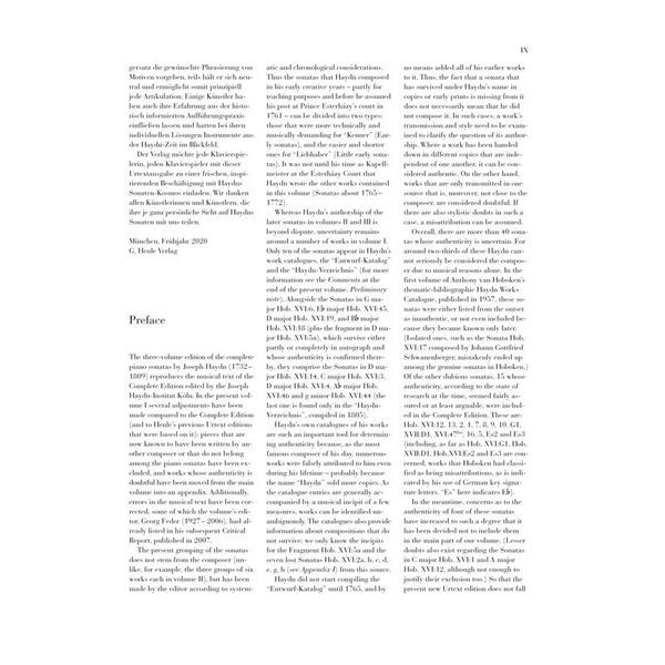 Henle Verlag Haydn Klaviersonaten 1