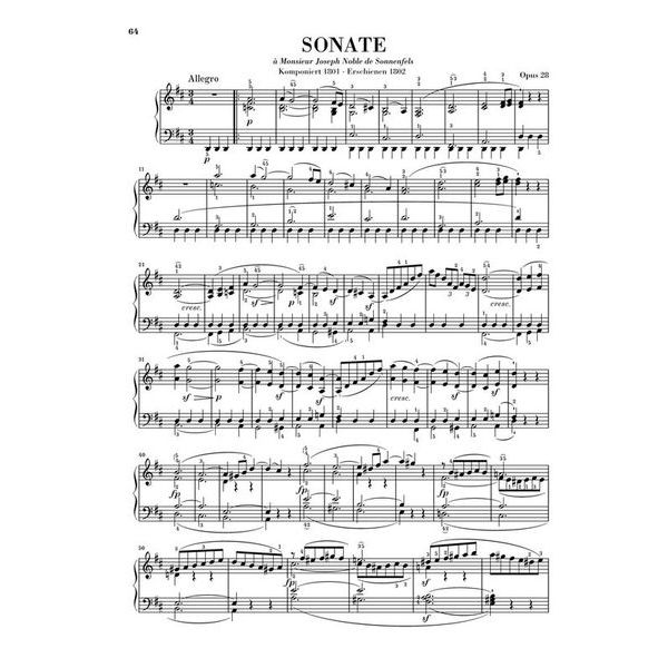 Henle Verlag Beethoven Fünf Klaviersonaten