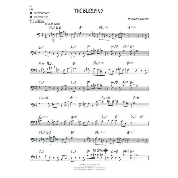 Hal Leonard Jazz Play-Along O. Coleman