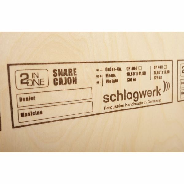 Schlagwerk CP403RED Cajon Red Edition