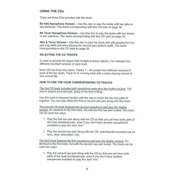 Greg Fishman Jazz Saxophone Duets 3