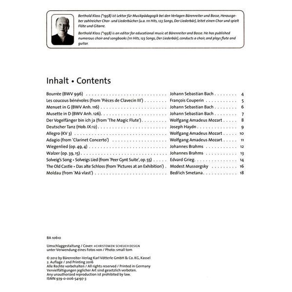 Brenreiter Flute Classics Flute/Guitar