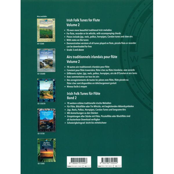 Schott Irish Folk Tunes For Flute 2