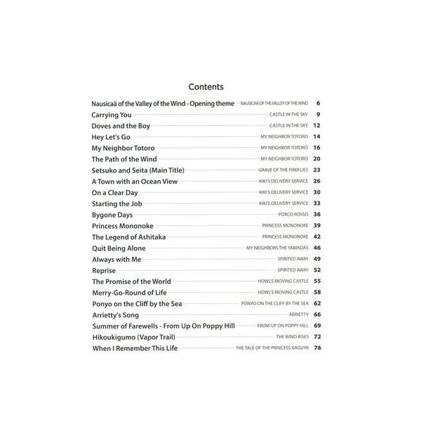 Yamaha Music Entertainment  Studio Ghibli Songs In C Major