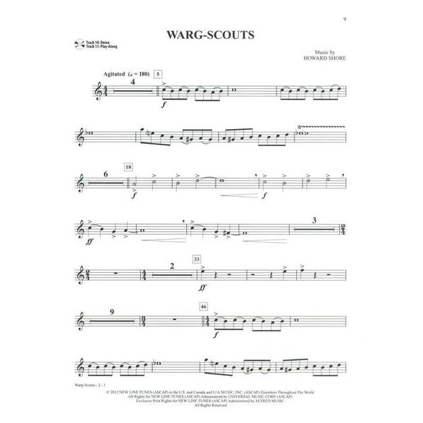 Alfred Music Publishing Hobbit Trilogy Trumpet