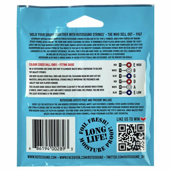 Rotosound PN11 Pure Nickels