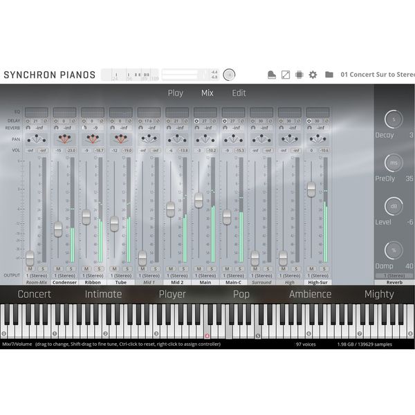 Vienna Symphonic Library Concert D-274 Standard Library