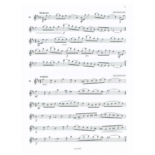 Universal Edition 125 Easy Classical Studies Fl