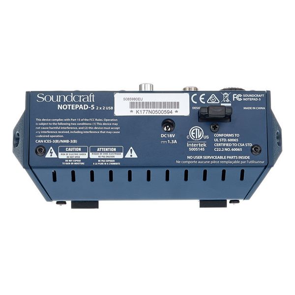 Soundcraft Notepad-5