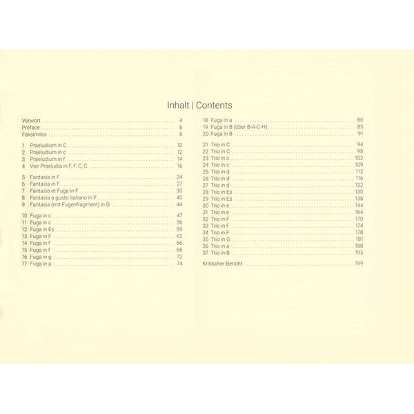 Breitkopf & Hrtel Krebs Orgelwerke II