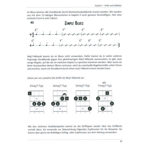Elisabeth Pfeiffer  Pop- und Rock Ukulele Akkorde