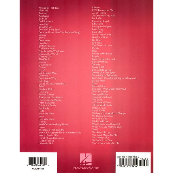 Hal Leonard 101 Hit Songs For Flute