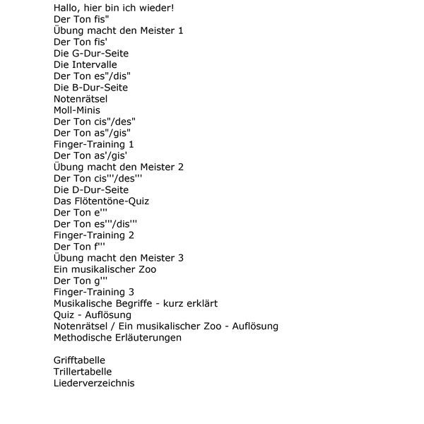 Holzschuh Verlag Jede Menge Flötentöne 2 Alto