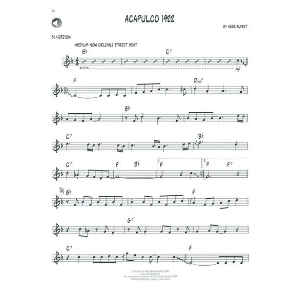 Hal Leonard Jazz Play-Along Herb Alpert