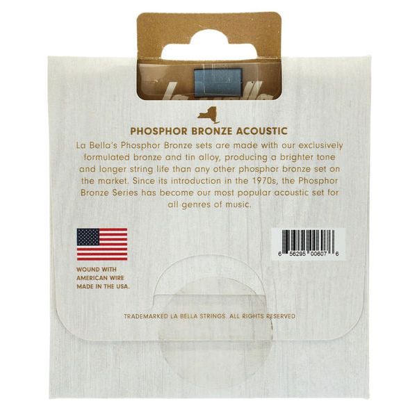 La Bella 7GPT Phosphor Bronze XL