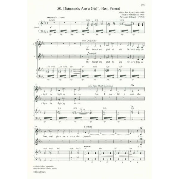 Edition Peters Reine Frauensache