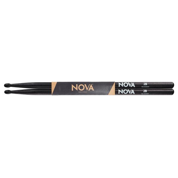 Vic Firth 2BB Nova Hickory Wood Black