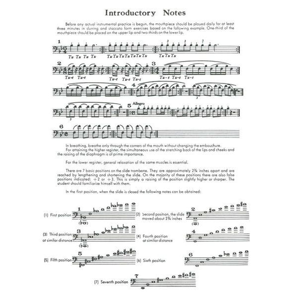Advance Music Daily Drills Trombone