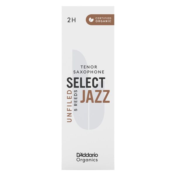 DAddario Woodwinds Organic Sel. Jazz Unf. TEN 2H