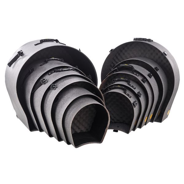 Hardcase HRockFus6 F.Lined Set Granite