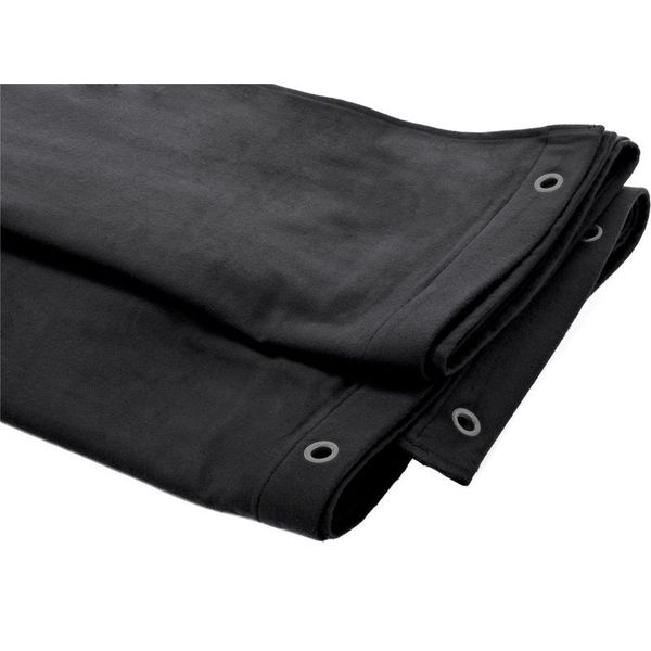 Stairville Curtain 300g/m 5.0x3.0m Bk