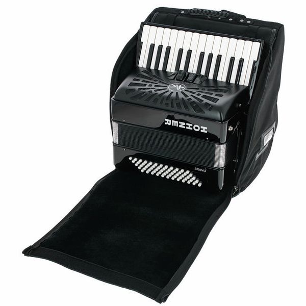 Hohner Bravo II 60 Black silent key