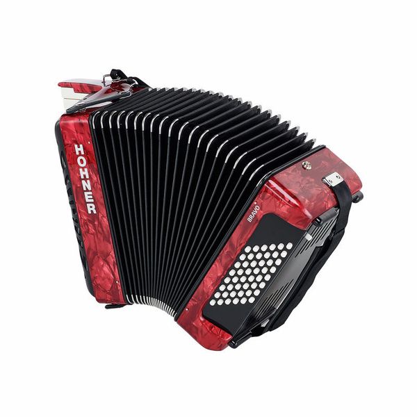Hohner Bravo II 48 Red silent key