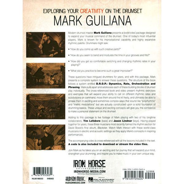 Hudson Music Mark Guiliana Creativity Drums