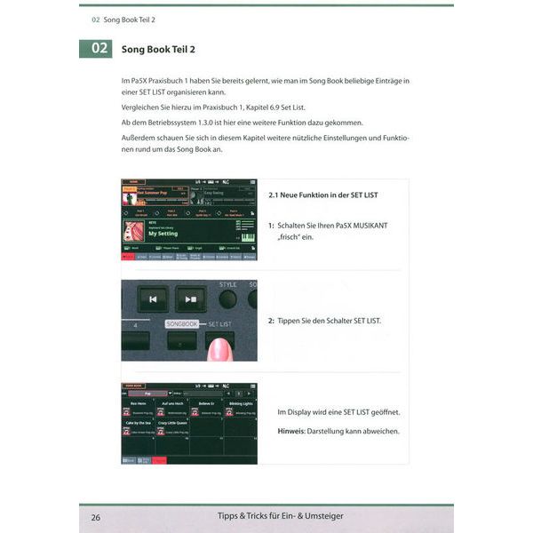 Korg PA-5X Praxisbuch 2