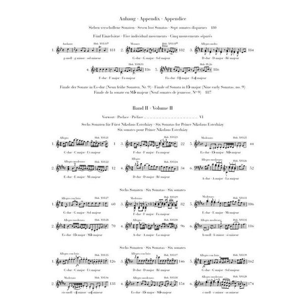 Henle Verlag Haydn Klaviersonaten 1