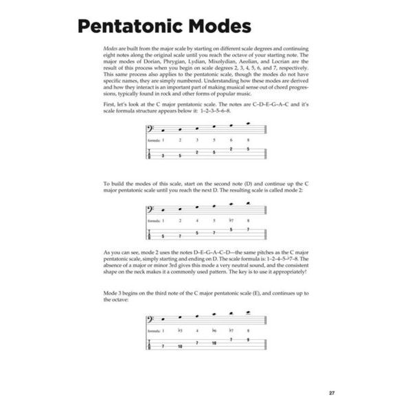 Hal Leonard Pentatonic Scales for Bass