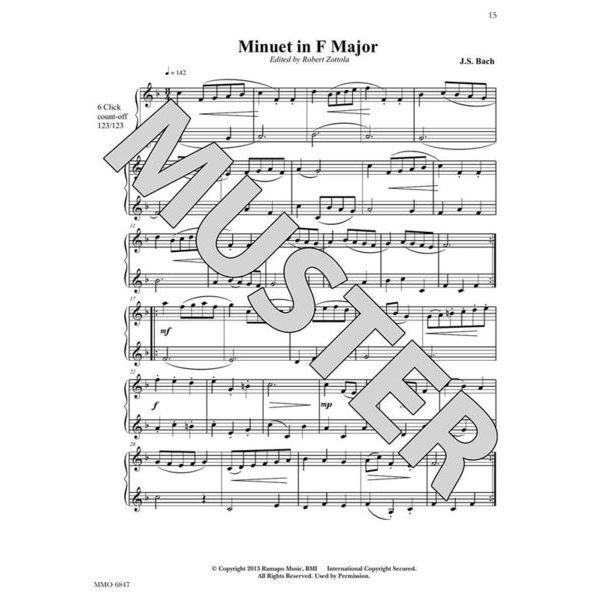 Music Minus One Bach Inventions Trumpet